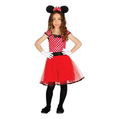 Mus Klänning Barn Maskeraddräkt - Small