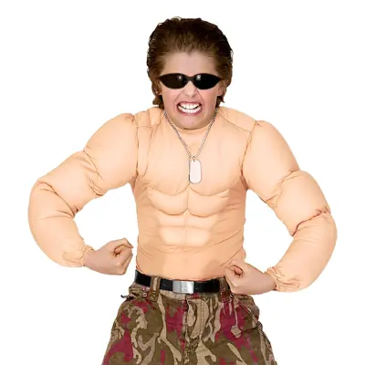 Muskeltröja för Barn - X-large