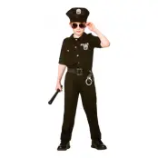 New York Polis Barn Maskeraddräkt - X-Large