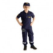 Norsk Polis Barn Maskeraddräkt - Large