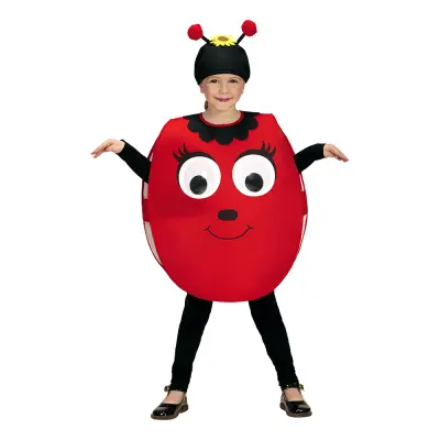 Nyckelpiga med Stora Ögon Barn Maskeraddräkt - Medium