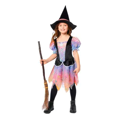 Ombre Häxa Barn Maskeraddräkt - Small (4-6 år)