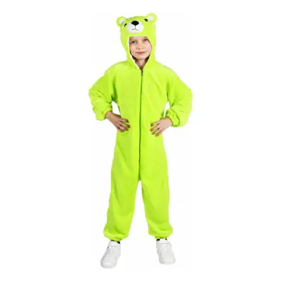 Onesie Grön Björn Barn Maskeraddräkt - X-Large