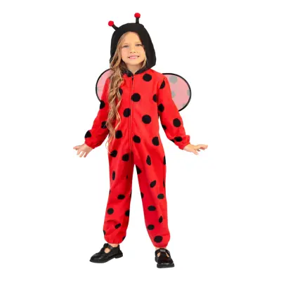 Onesie Nyckelpiga Barn Maskeraddräkt - Small