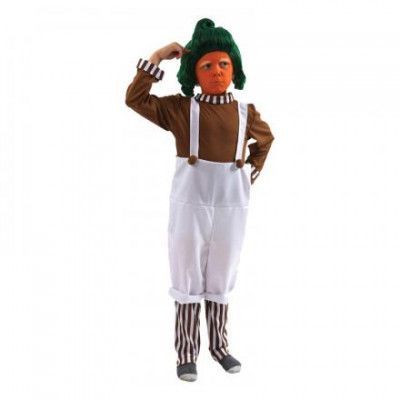 Oompa Loompa Barn Maskeraddräkt