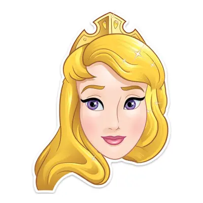 Pappmask Aurora Barn - One size