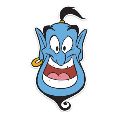 Pappmask Genie Barn - One size