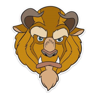 Pappmask Odjuret Barn - One size