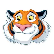 Pappmask Rajah Barn - One size