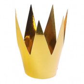 Partyhattar Prinsesskrona Guld - 3-pack