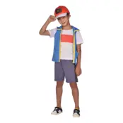 Pokémon Ash Barn Maskeraddräkt - Large