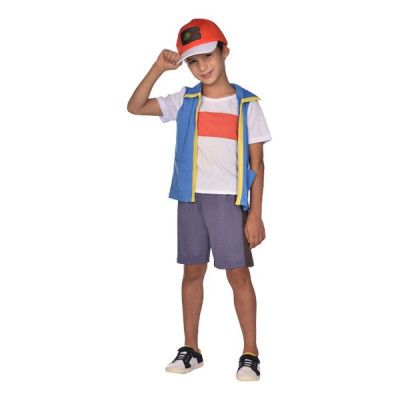 Pokémon Ash Barn Maskeraddräkt - Large