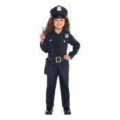 Polis Officer Barn Maskeraddräkt - Small