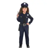 Polis Officer Barn Maskeraddräkt - Small