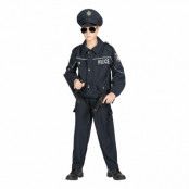 Polis Officer Barn Maskeraddräkt - X-Large