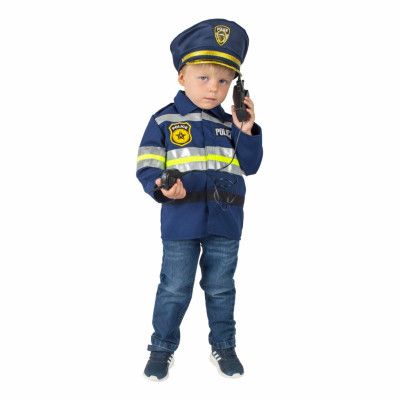 Polisjacka Barn Maskeraddräkt - X-Small
