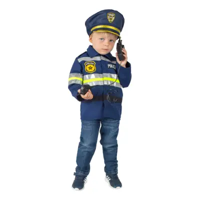 Polisjacka Barn Maskeraddräkt - X-Small