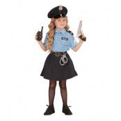 Polisofficer Flicka Barn Maskeraddräkt - Small