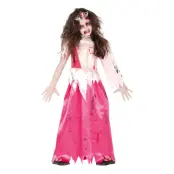 Prinsessa Zombie Barn Maskeraddräkt - Small