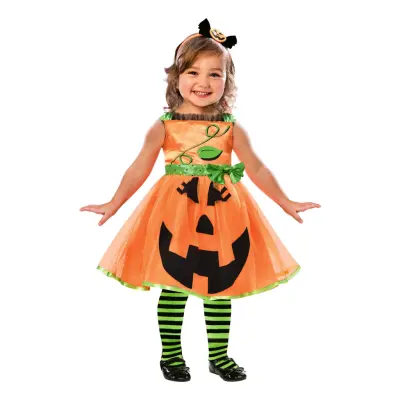 Pumpa Klänning Barn Maskeraddräkt - X-Small