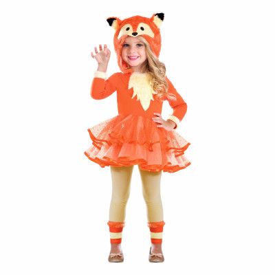 Räv Klänning Barn Maskeraddräkt - Medium