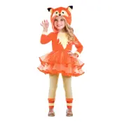 Räv Klänning Barn Maskeraddräkt - X-Large