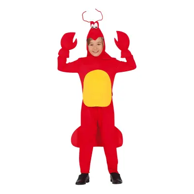 Röd Krabba Barn Maskeraddräkt - Small
