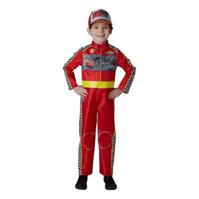Racing McQueen Cars 3 Barn Maskeraddräkt - Medium