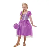 Rapunzel Sagobok Barn Maskeraddräkt - Medium