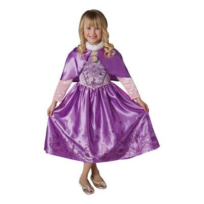 Rapunzel Vinter Barn Maskeraddräkt - Large