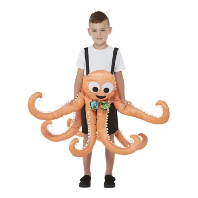 Ridande Bläckfisk Barn Maskeraddräkt - One Size