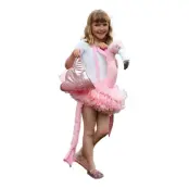 Ridande Flamingo Barn Maskeraddräkt - One size