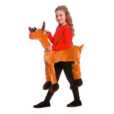 Ridande Rudolf Barn Maskeraddräkt - One size