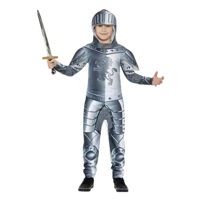 Riddare med Rustning Barn Maskeraddräkt - Small