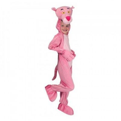 Rosa Pantern Barn Maskeraddräkt