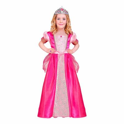 Rosa Prinsessa Barn Maskeraddräkt - Medium