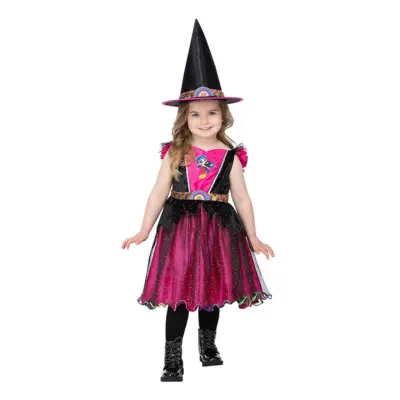 Sanna och Regnbågslandet Häxa Barn Maskeraddräkt - Small