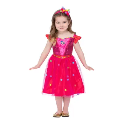 Sanna och Regnbågslandet Pom Pom Barn Maskeraddräkt - Small