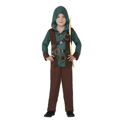 Sherwoodpojke Barn Maskeraddräkt - Small