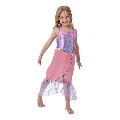Sjöjungfru Rosa Barn Maskeraddräkt - Large