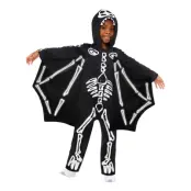 Skelett med Vingar Barn Maskeraddräkt - X-Small