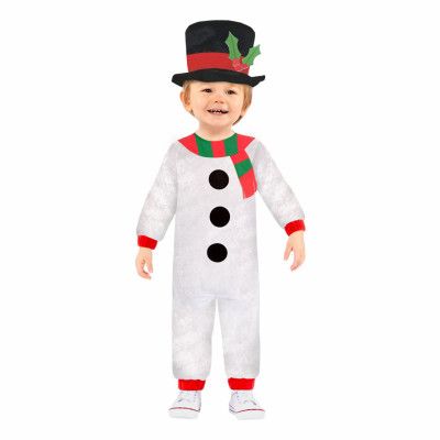 Snögubbe Barn Maskeraddräkt - 12-18 månader