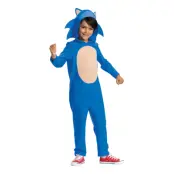 Sonic the Hedgehog med Huva Barn Maskeraddräkt - X-Small