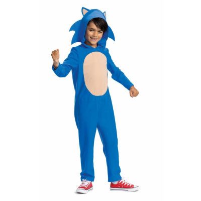 Sonic Utklädningskläder : Model - M 7-8 år - Sonic -  Leksaksaffären