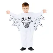 Spöke Jumpsuit Barn Maskeraddräkt - Small