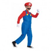 Super Mario Deluxe Barn Maskeraddräkt - Large