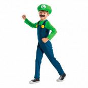 Super Mario Luigi Barn Maskeraddräkt - X-Small
