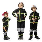 Svensk Brandman Barn Maskeraddräkt - Large