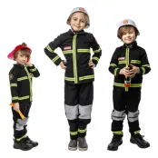 Svensk Brandman Barn Maskeraddräkt - Medium