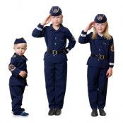 Svensk Polis Barn Maskeraddräkt - Large